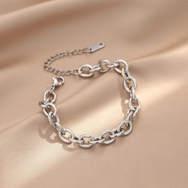 14K Gold Simple Chain Bracelet