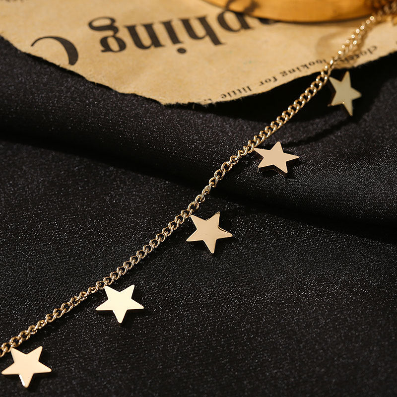 Custom Cute Mini Star Pendant Bracelet